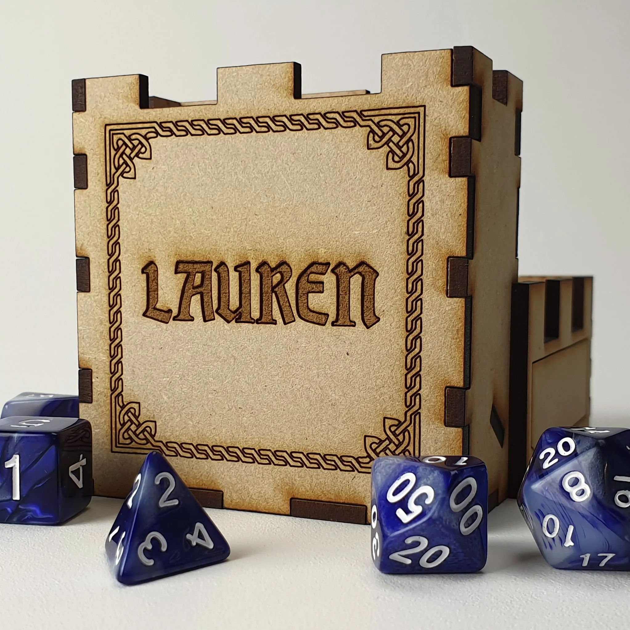 Folding Dice Tower