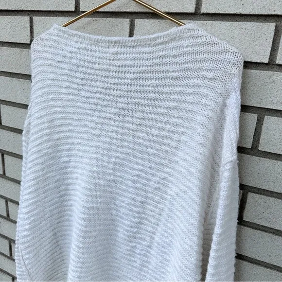 Free People Menace Cream Ivory Tunic Sweater