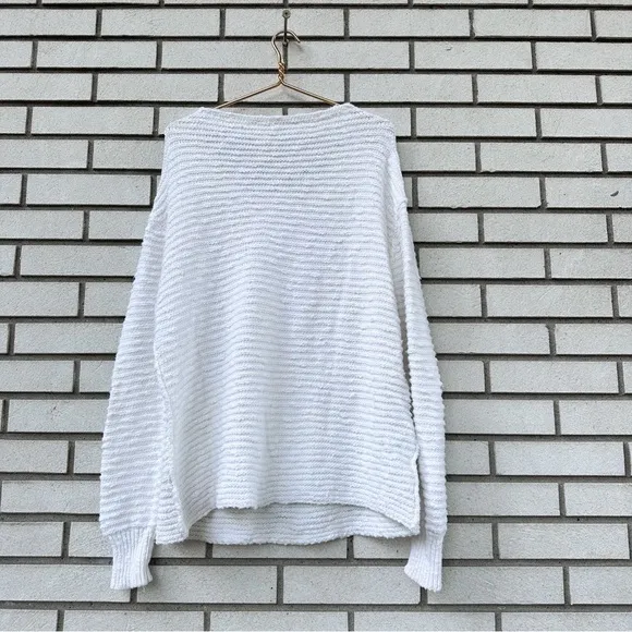 Free People Menace Cream Ivory Tunic Sweater