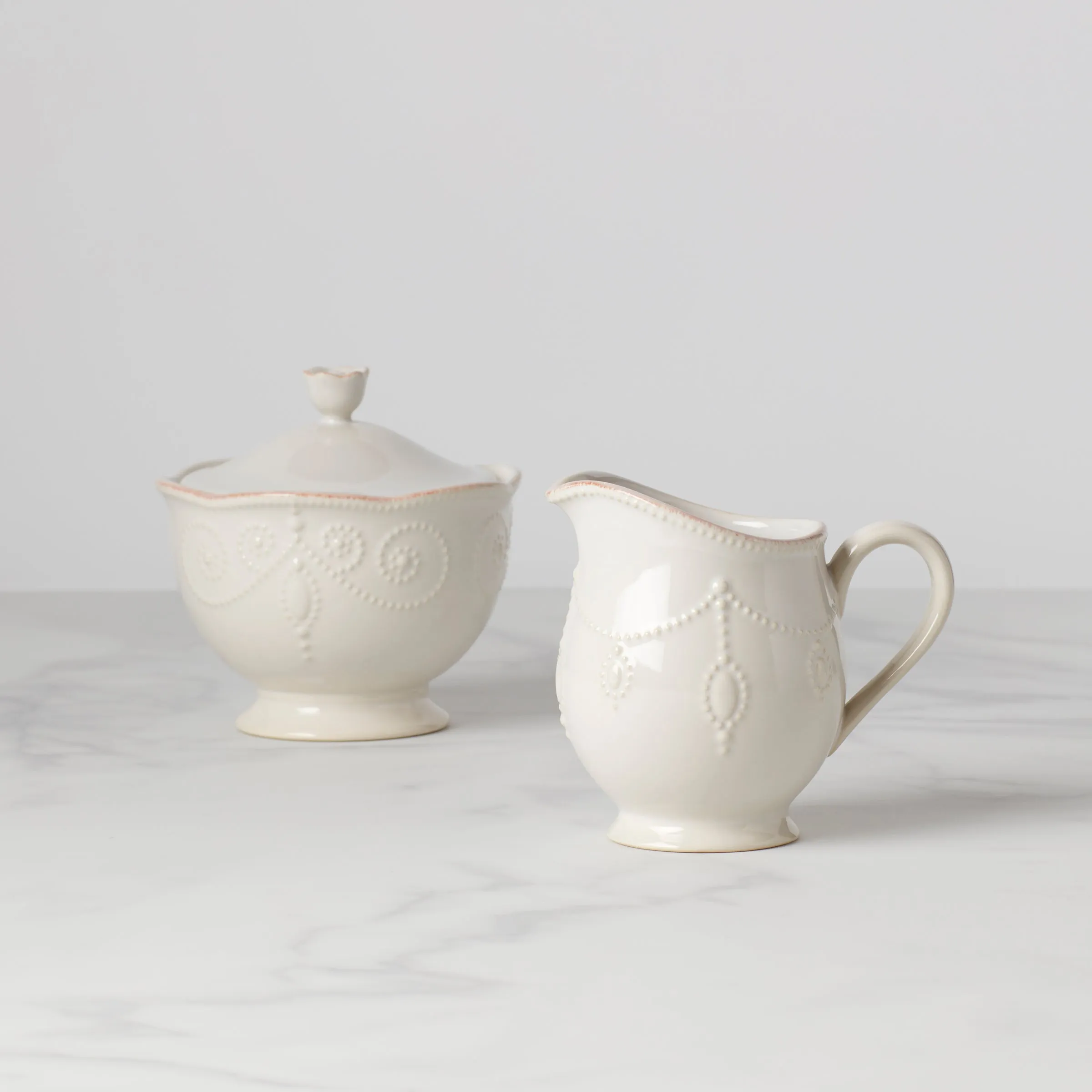 French Perle ™ Sugar and Creamer