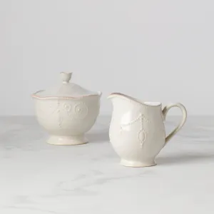 French Perle ™ Sugar and Creamer
