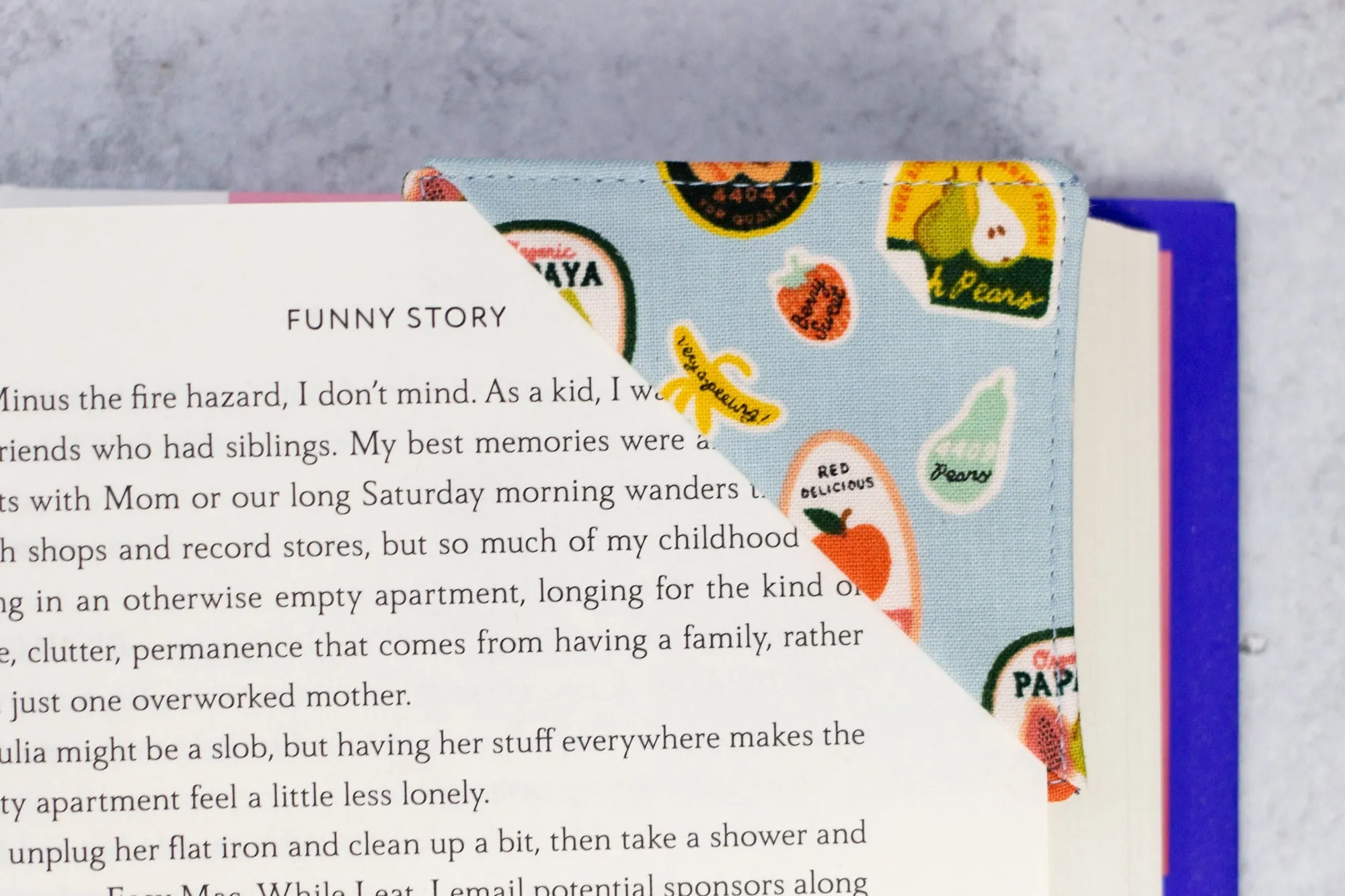 Fruit Stickers Bookmark
