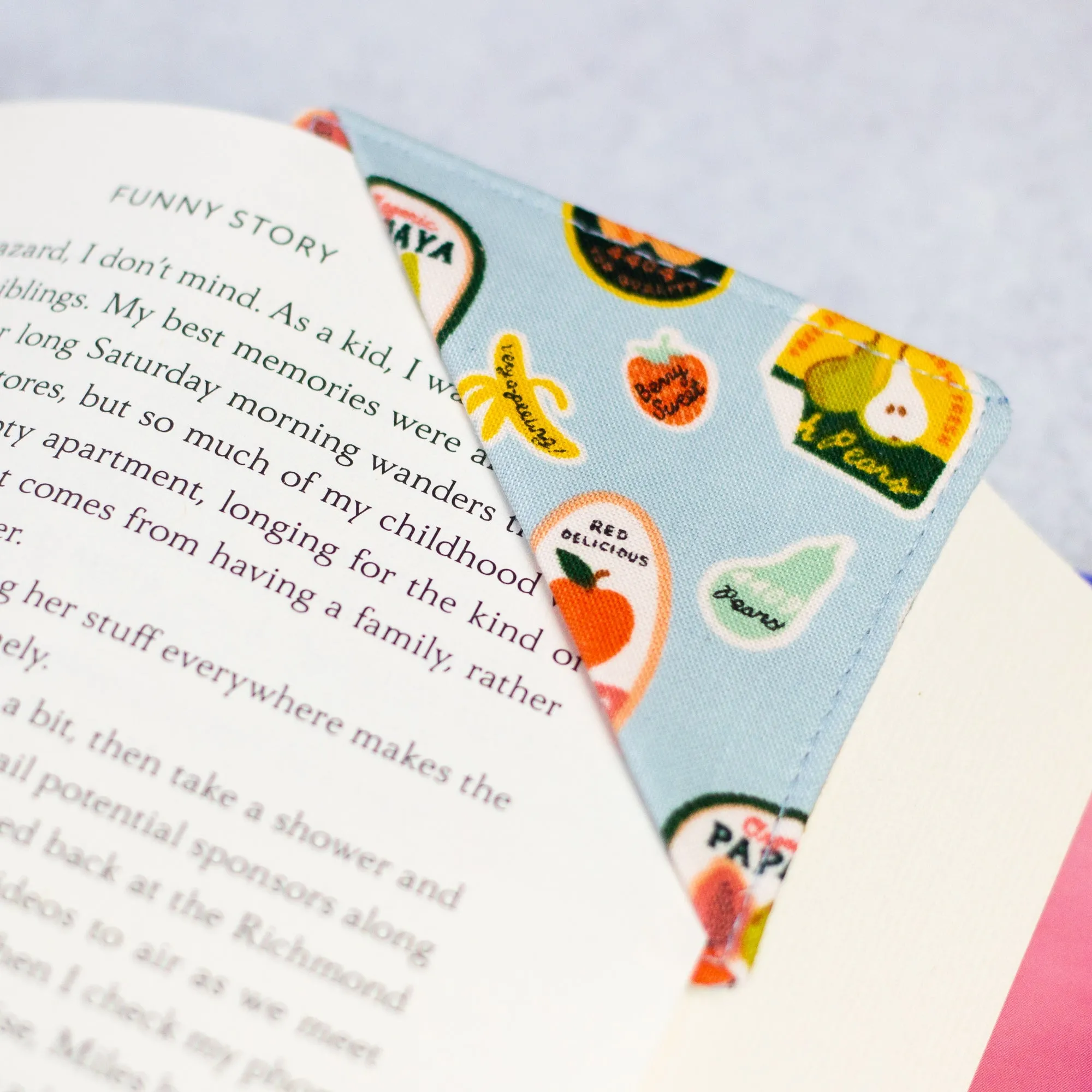 Fruit Stickers Bookmark