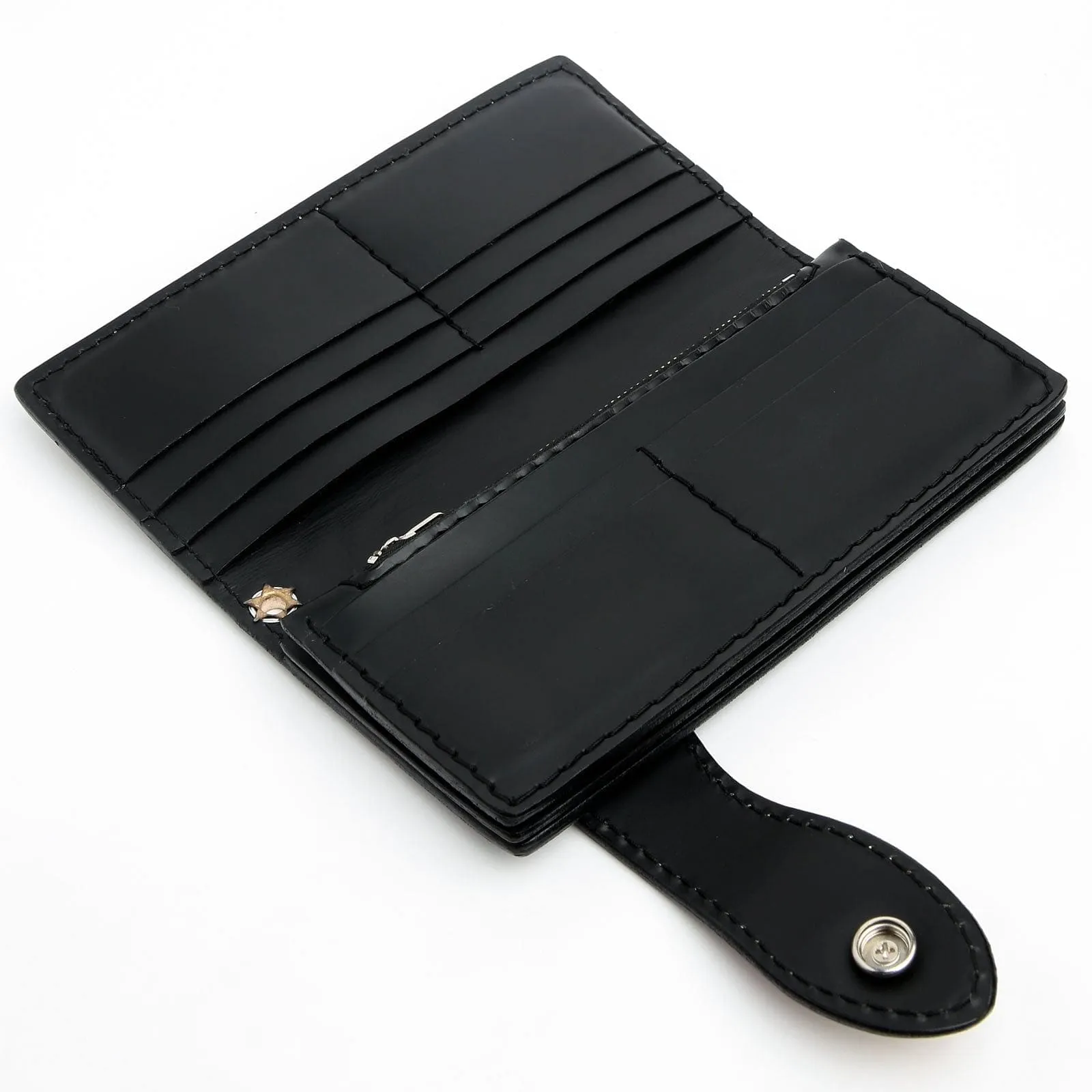 Genuine Leather Indian Skull Biker Wallet