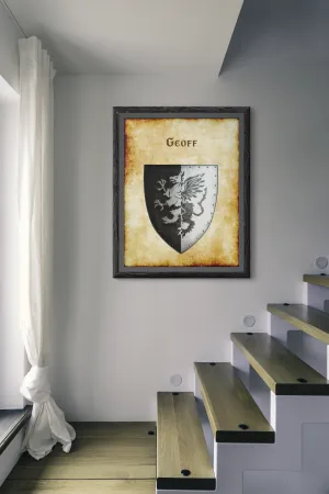 Geoff Heraldry of Greyhawk Anna Meyer Cartography Canvas Art Print