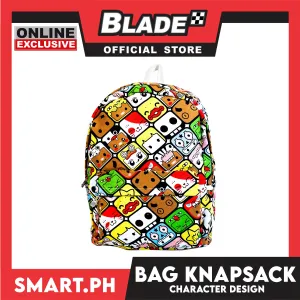 Gifts Backpack Knapsack Character Print (Assorted Designs and Colors) Backpack For School And Travel