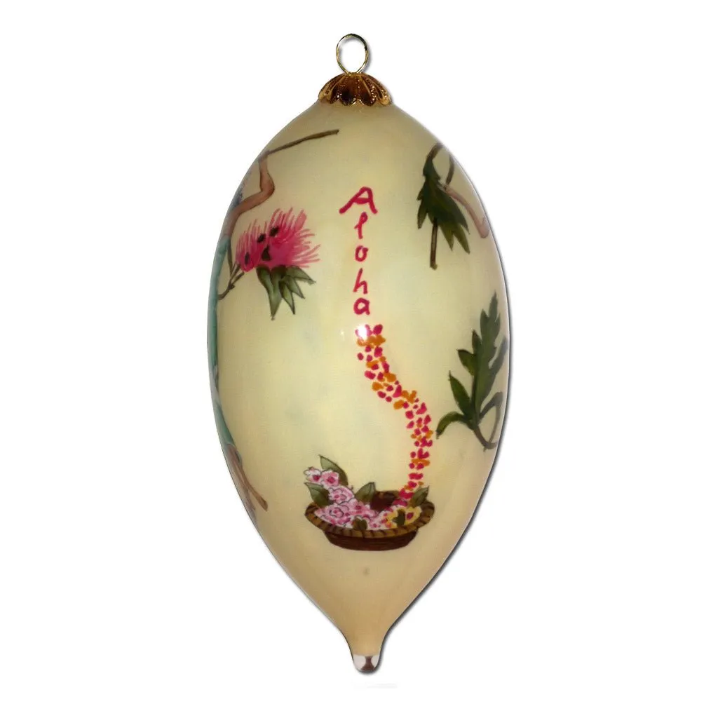 Gill’s Beautiful Wahine Hawaiian Ornament