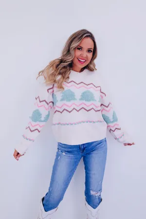 Gingerbread Knit Sweater - Ivory