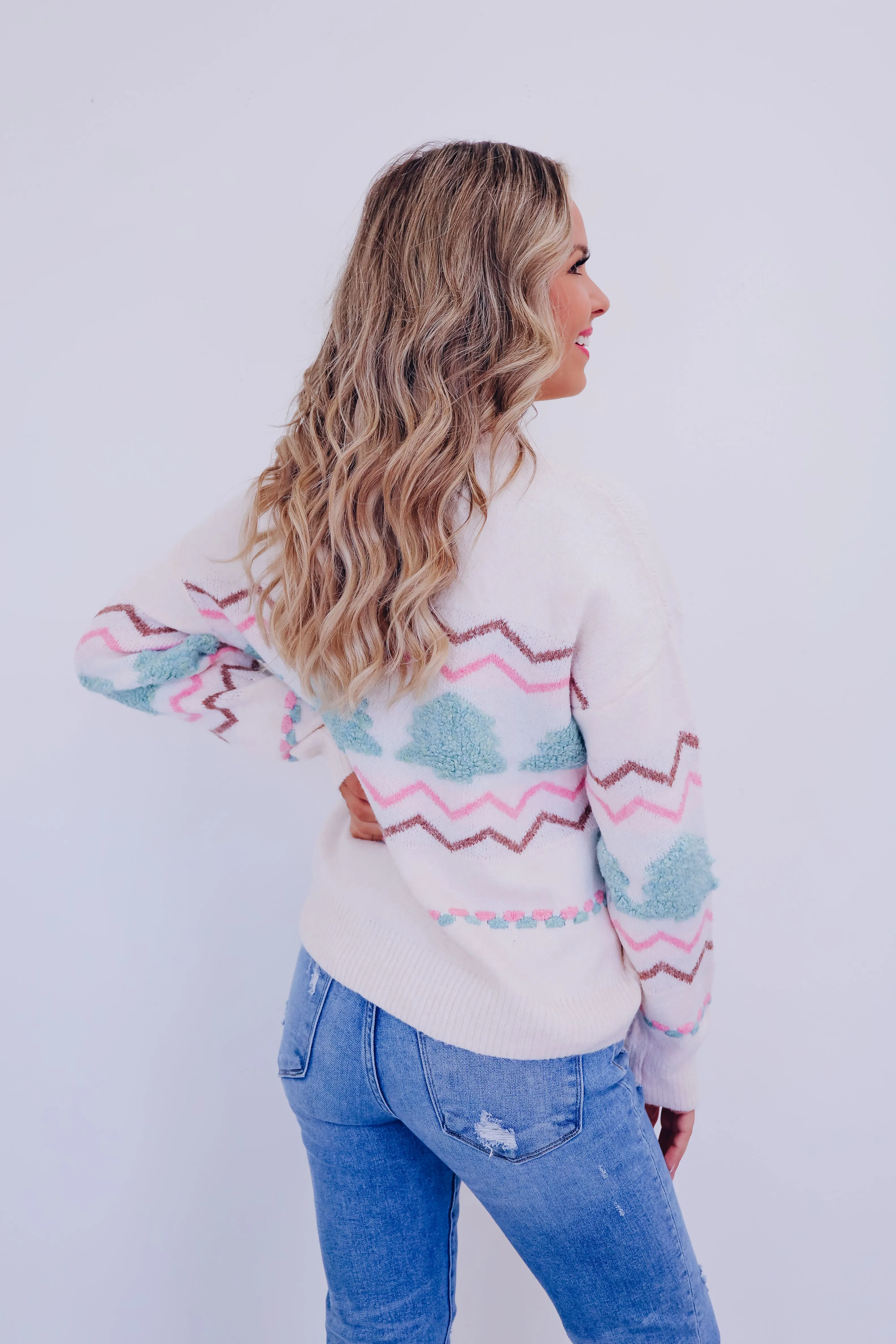 Gingerbread Knit Sweater - Ivory