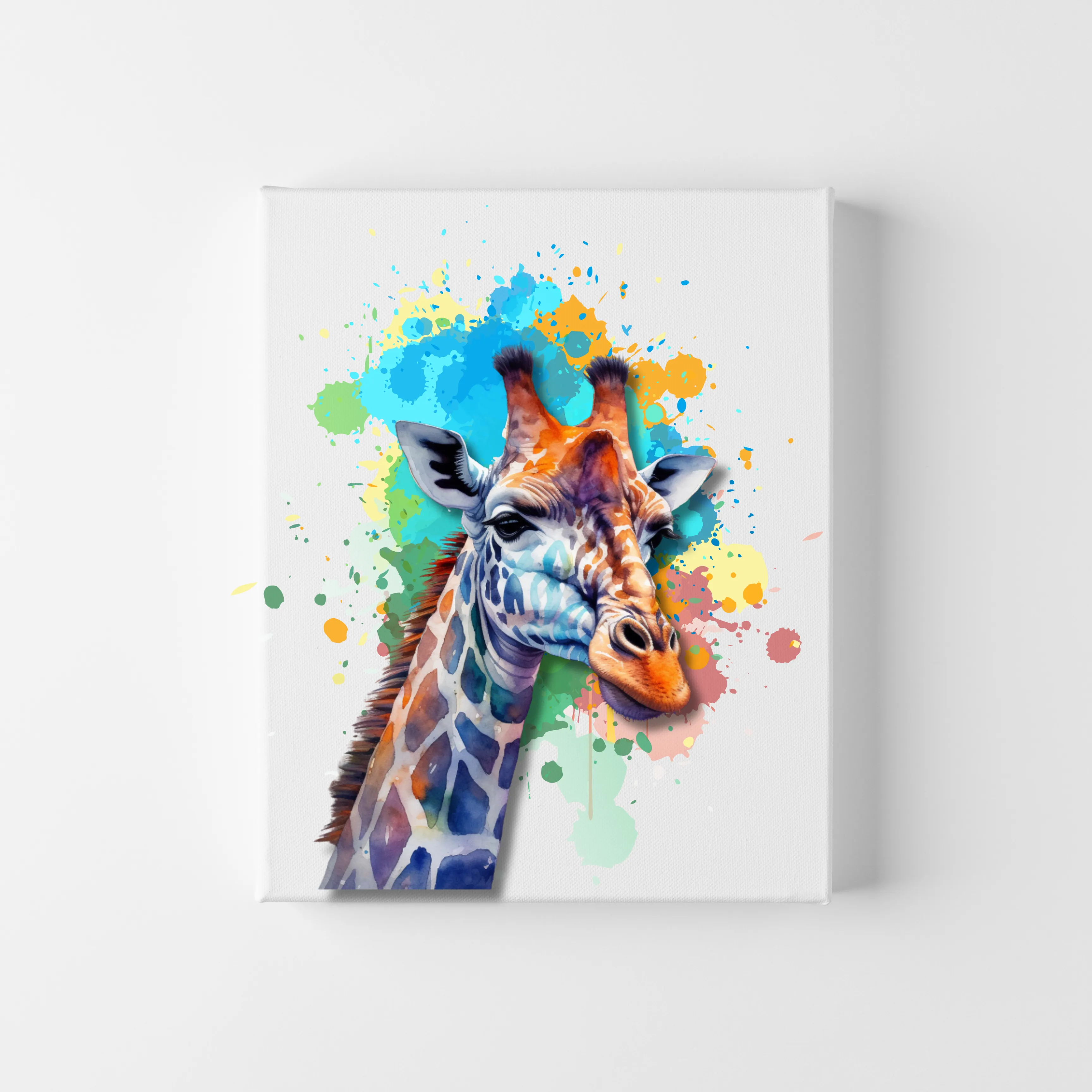 Giraffe Canvas Art Printable Digital Art (24x36) GIF003