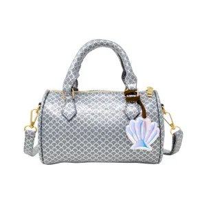 Girl's Mermaid Scale Duffle with Charm