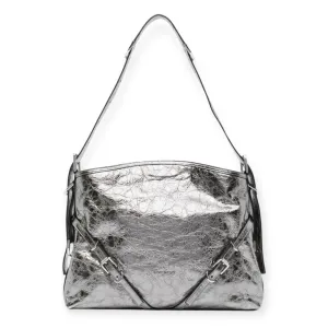 Givenchy Bag, Metallic Leather Voyou Medium Shoulder Bag
