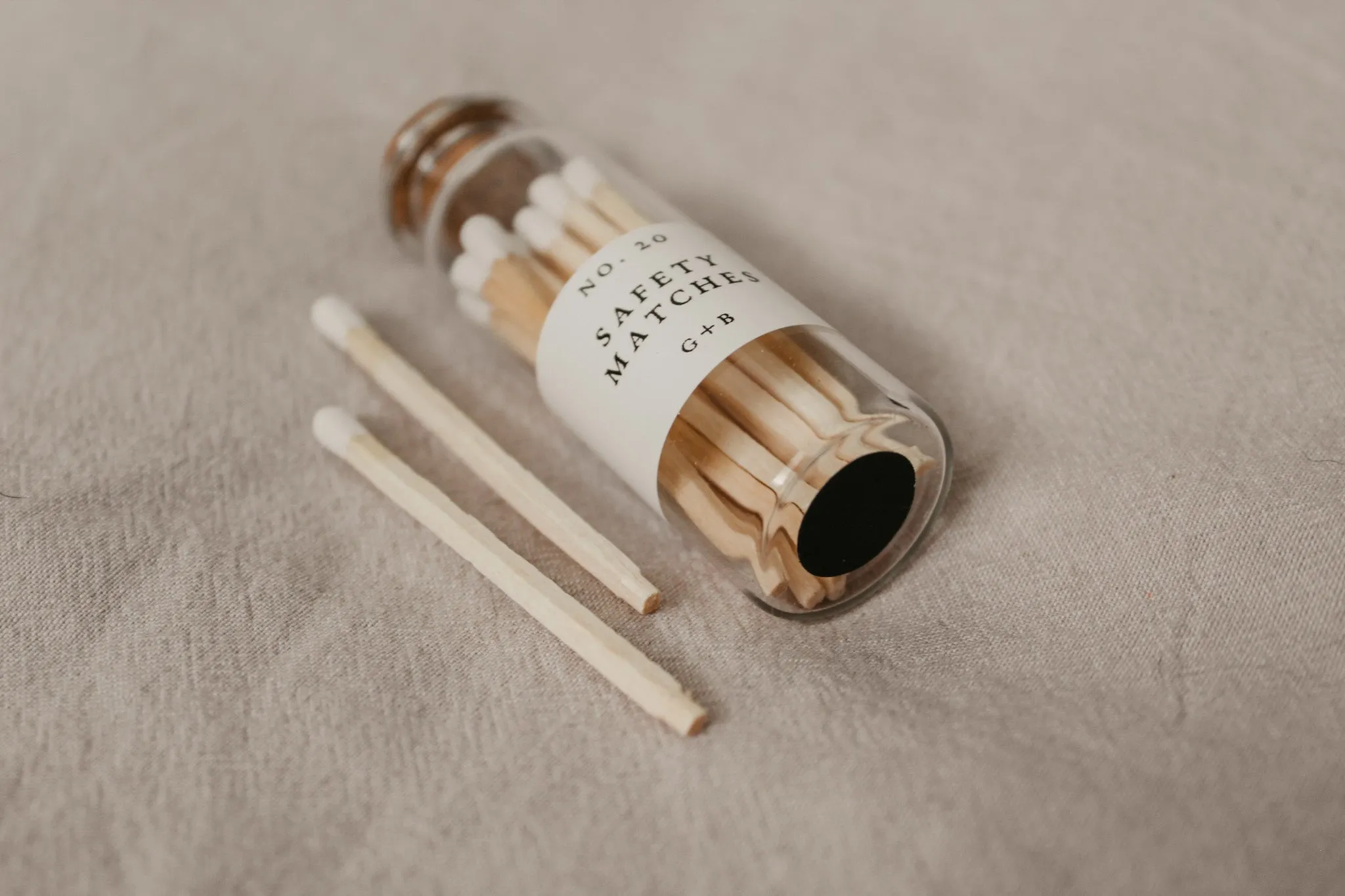 Glass Bottle of Matches | Bookish Aesthetic Apothecary Matches