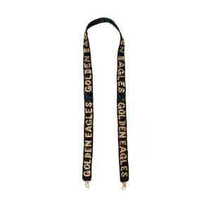 Golden Eagles Beaded Strap - Black