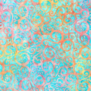 Graceful Batiks Turquoise - (1)