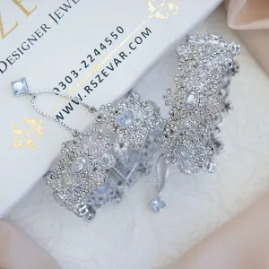 Graceful Gems Zircons Bangles Set
