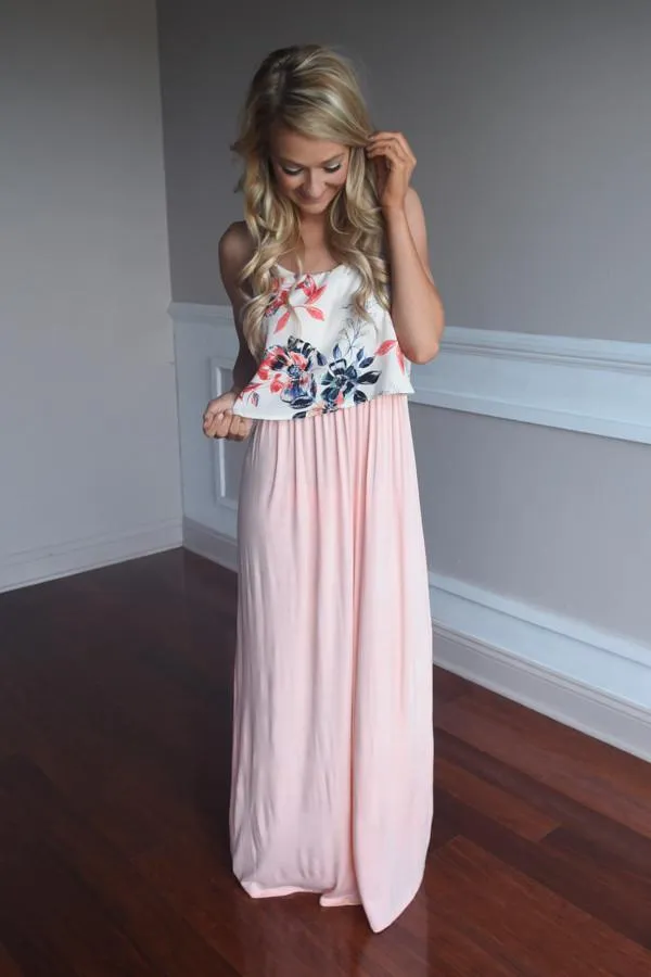 Graceful in Pink Maxi