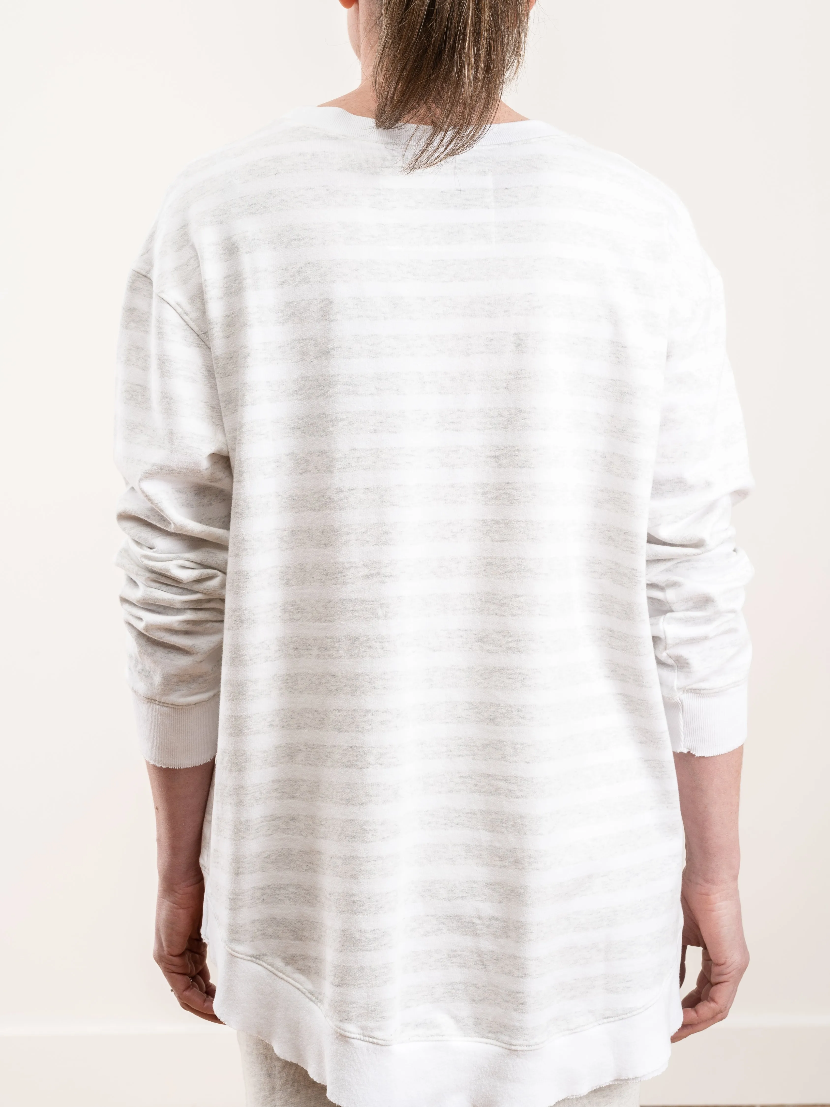 graceful sweatshirt - heather stripe