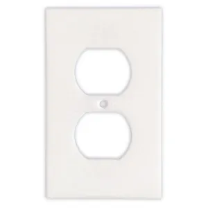 Greek Thassos White Marble Switch Plate Cover, Polished-SINGLE DUPLEX