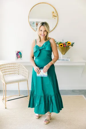 Green Gambit Midi Dress