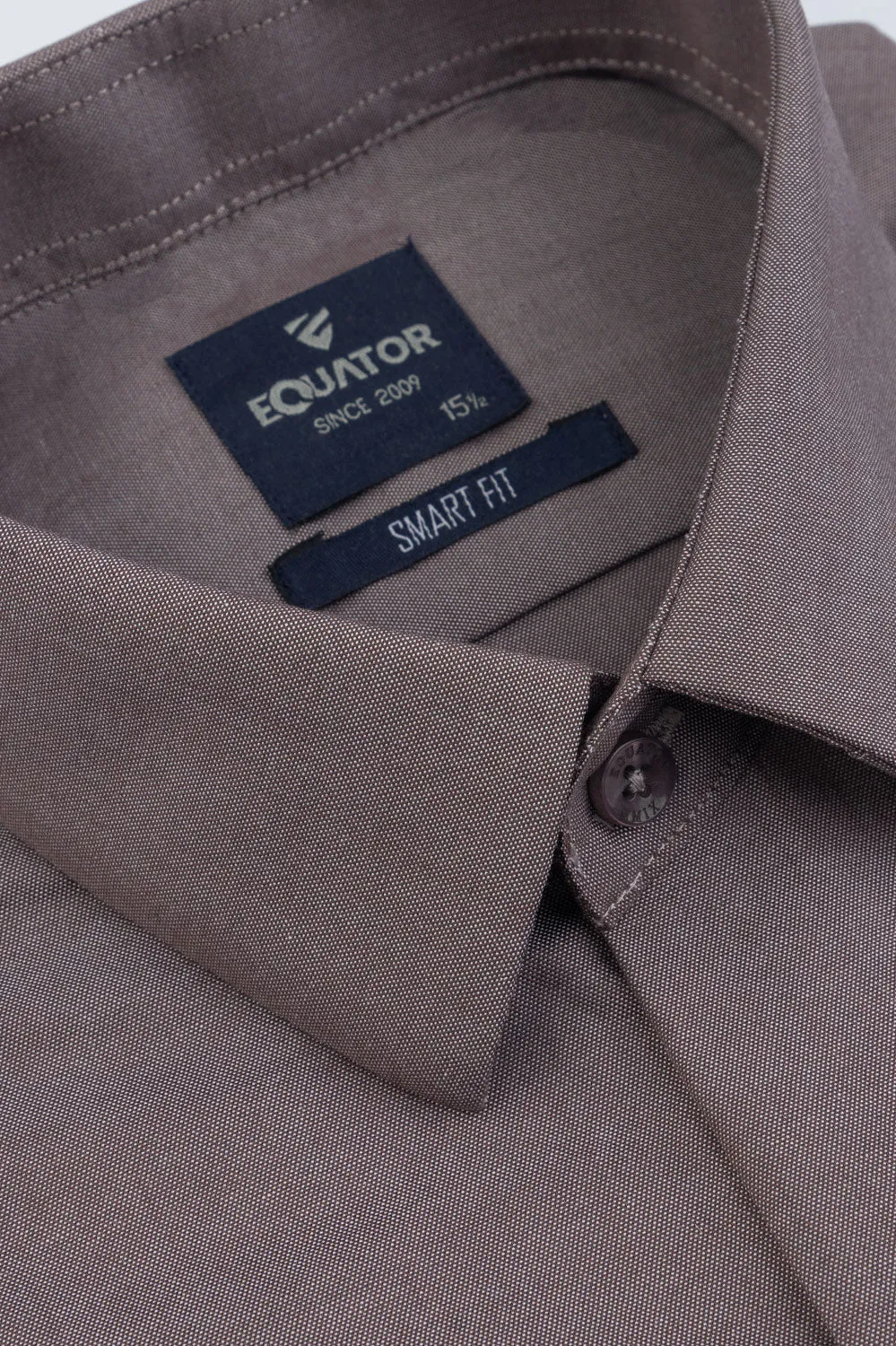 Grey Cotton Formal Shirt