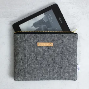 Grey Linen Kindle Case
