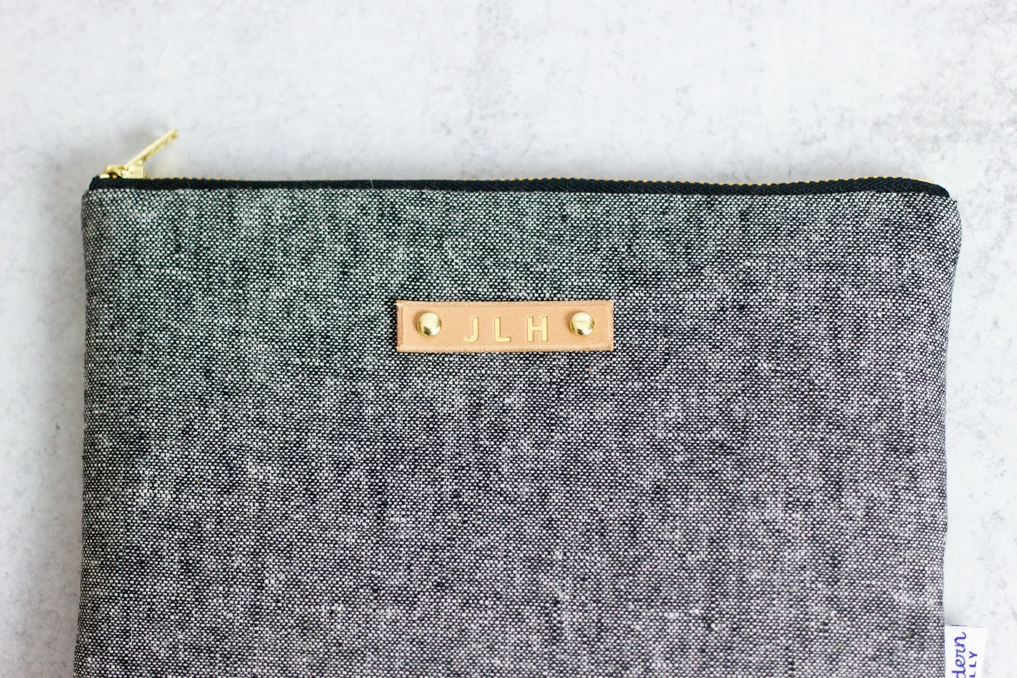 Grey Linen Kindle Case
