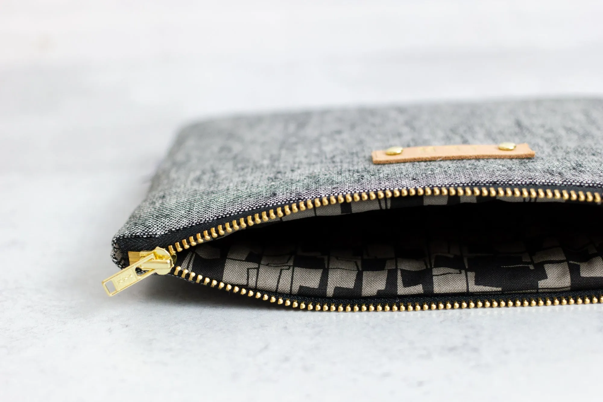 Grey Linen Kindle Case