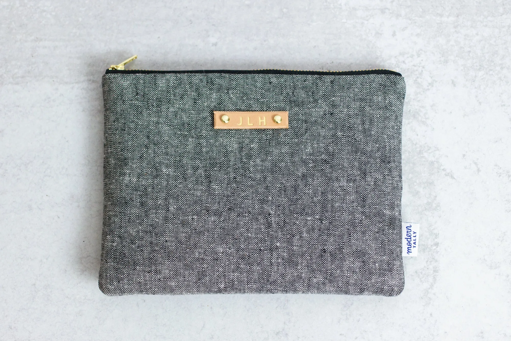 Grey Linen Kindle Case