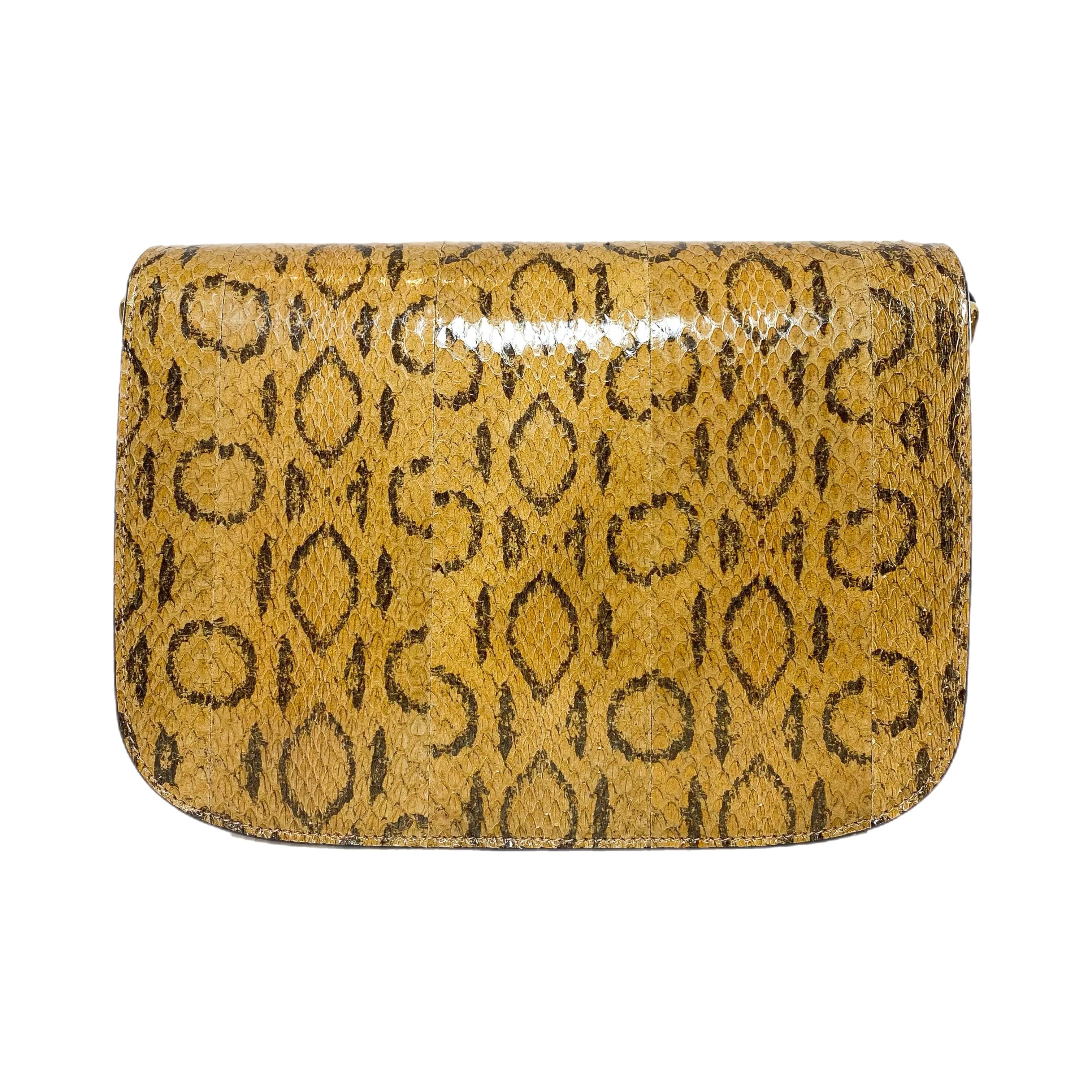 Gucci Beige Python Horsebit 1955 Shoulder Bag