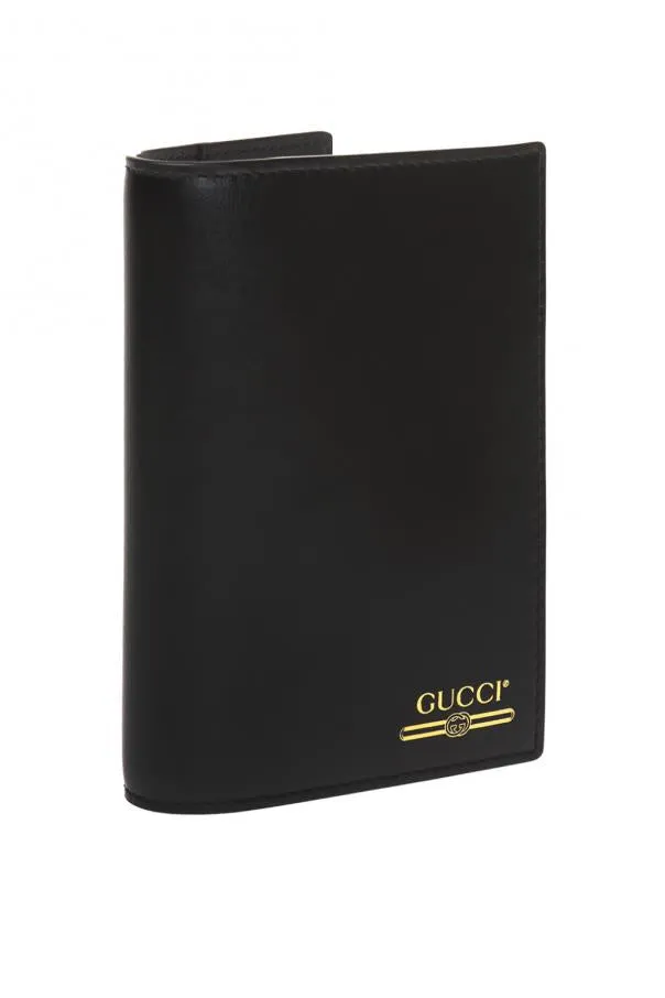 Gucci Bifold Passport Holder in Black