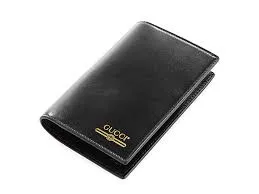 Gucci Bifold Passport Holder in Black