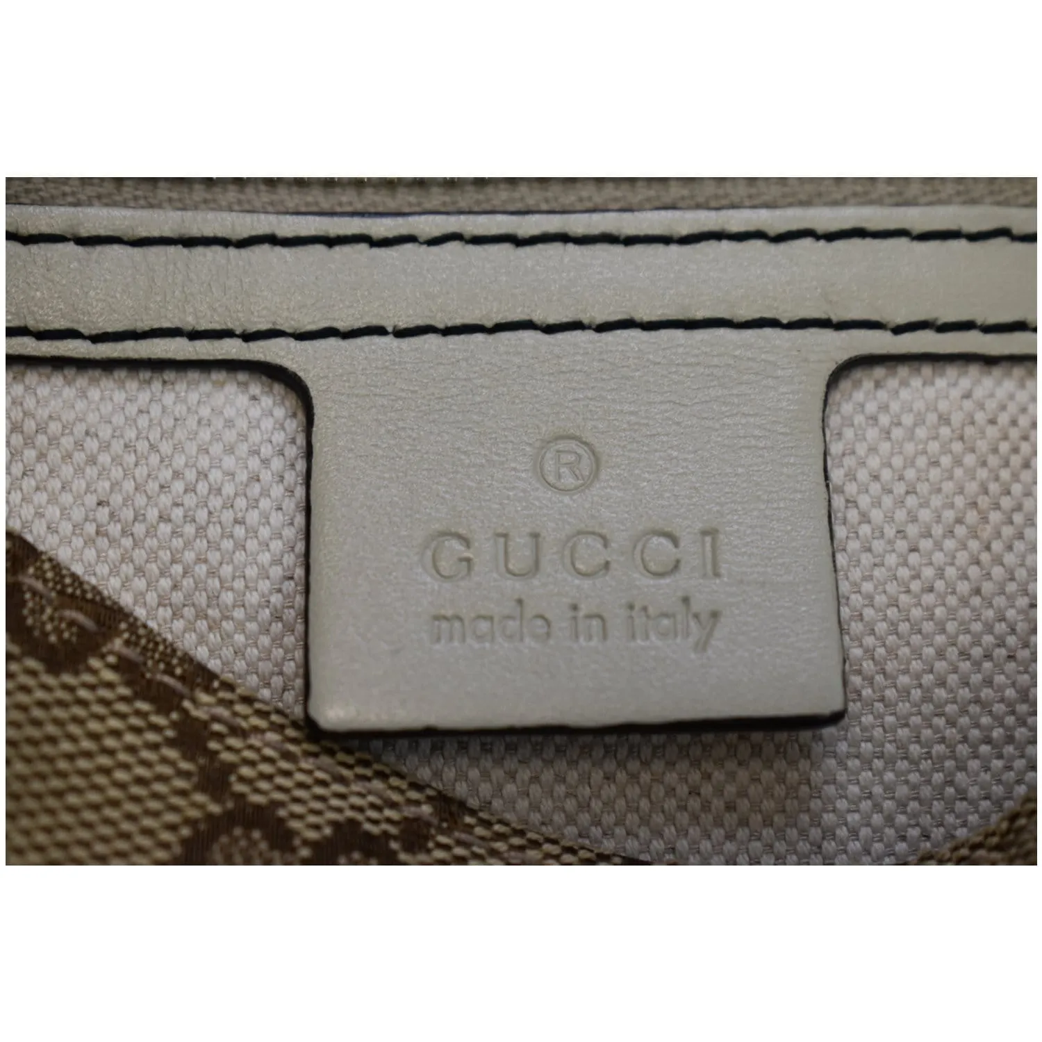 GUCCI Emily Medium GG Canvas Hobo Shoulder Bag Beige 322226