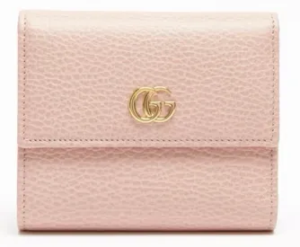 Gucci French Wallet in Pink Leather