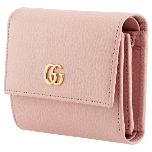 Gucci French Wallet in Pink Leather