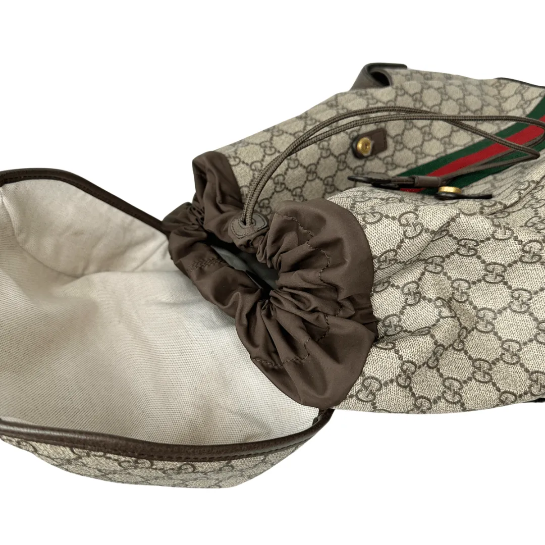 Gucci GG Supreme Medium Ophidia Backpack