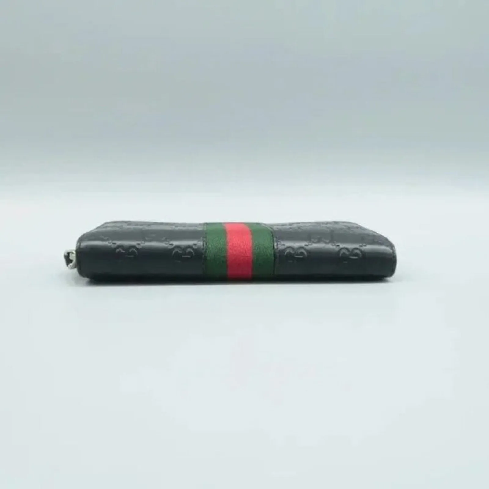 GUCCI Guccissima Black Leather Wallet