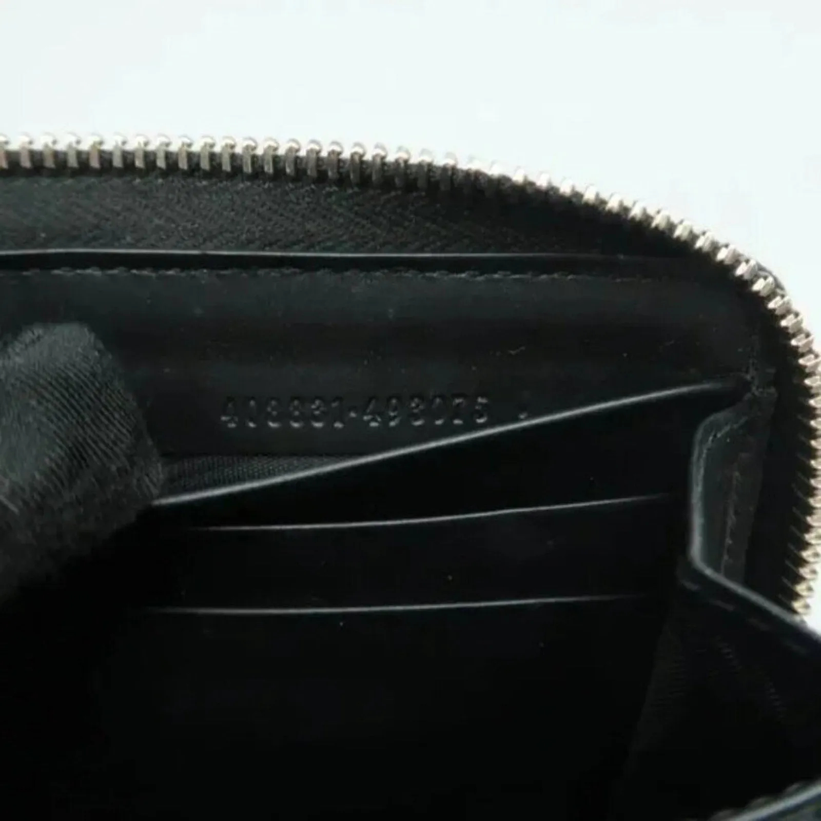 GUCCI Guccissima Black Leather Wallet