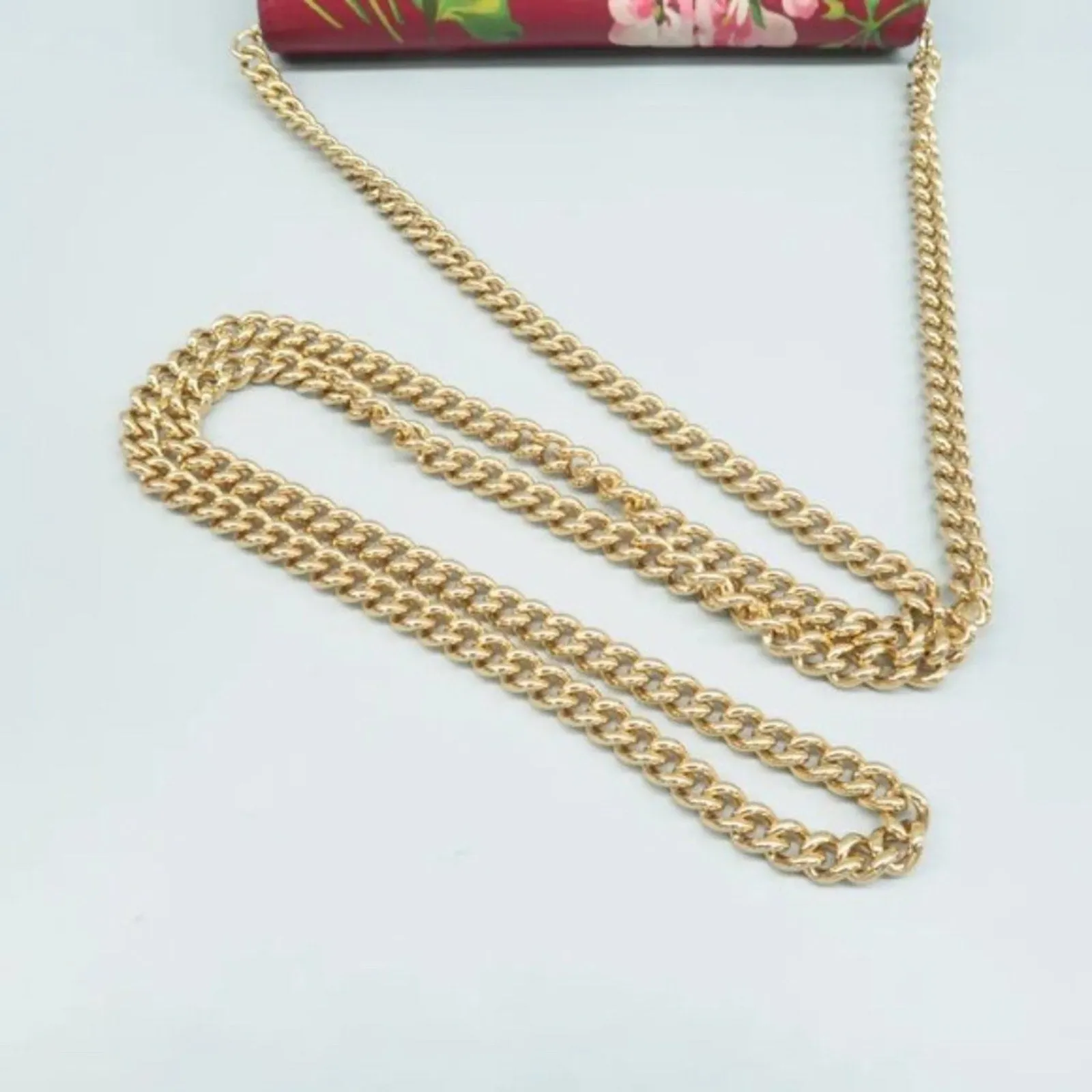 GUCCI Interlocking Red Leather Shoulder Bag