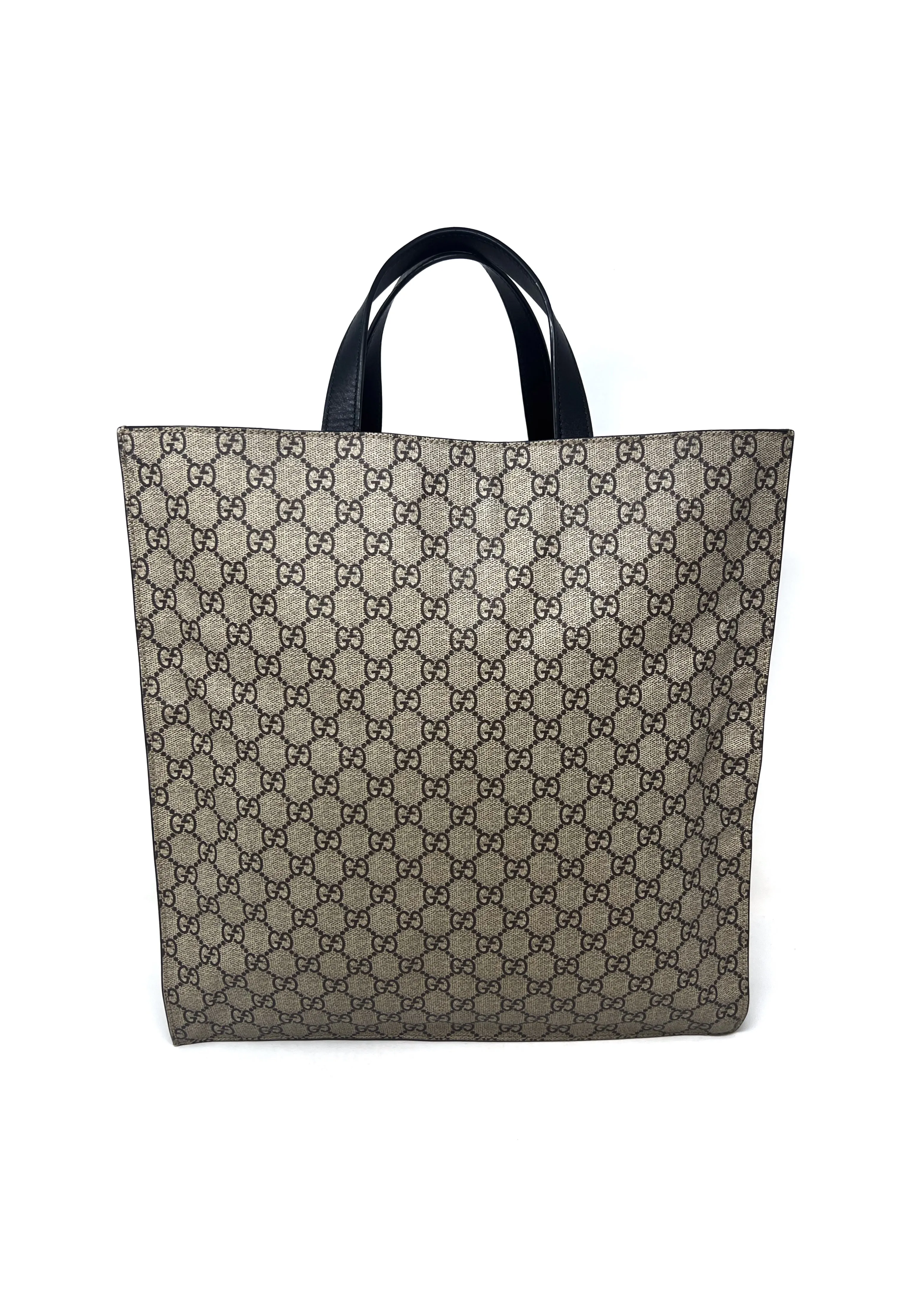 Gucci 'L'Aveugle Par Amour' GG Supreme Tiger Motif Soft Tote W/ Strap