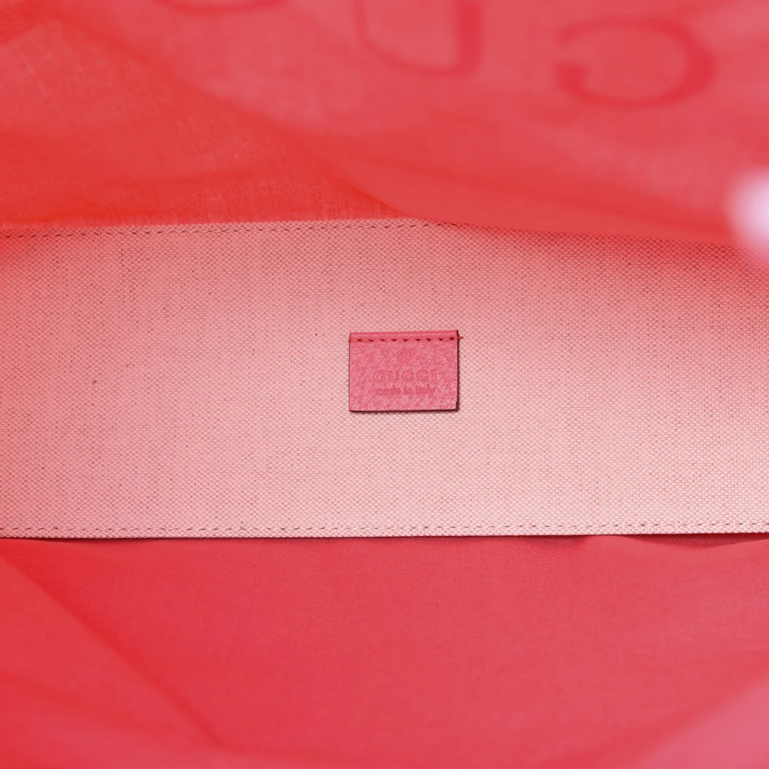 Gucci Medium Montecarlo Crystal Logo Print Tote in Glam Pink
