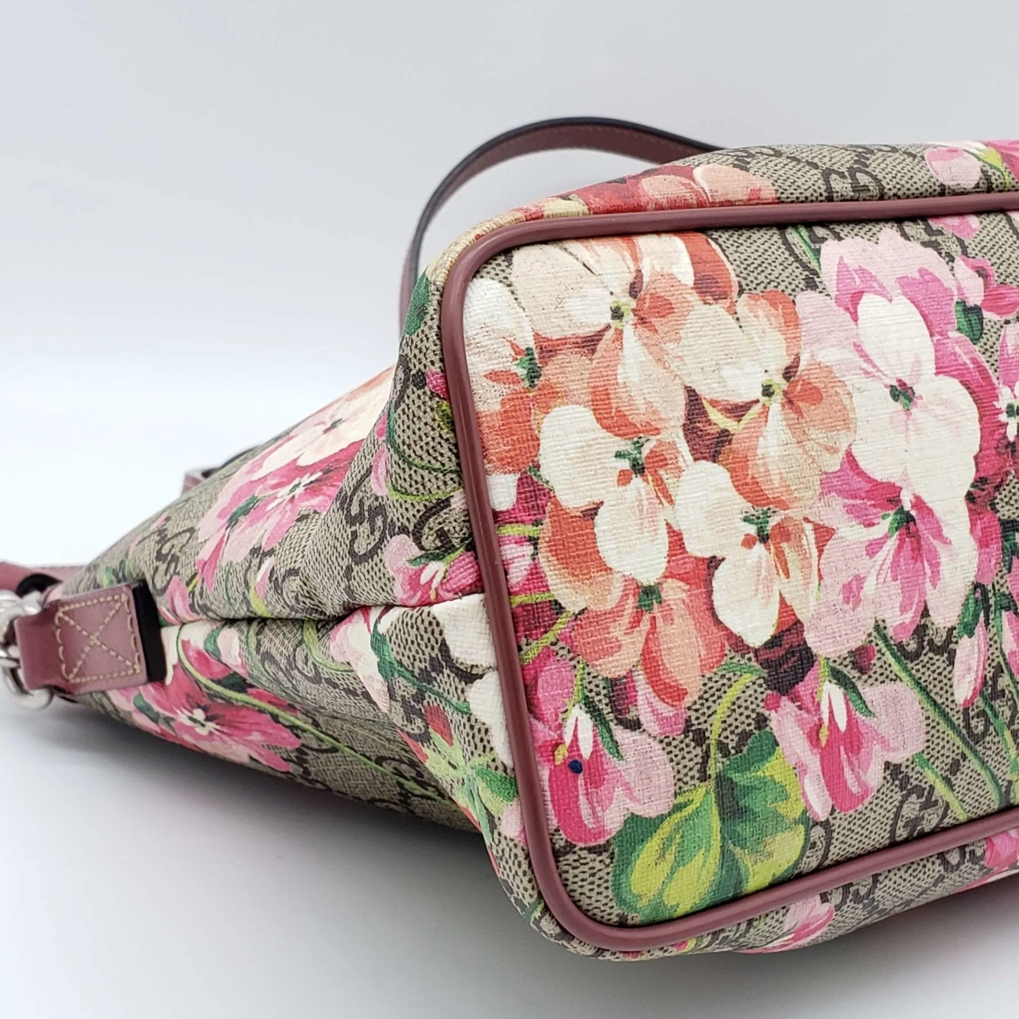 Gucci Supreme Bloom Pink Rose Shoulder Bag