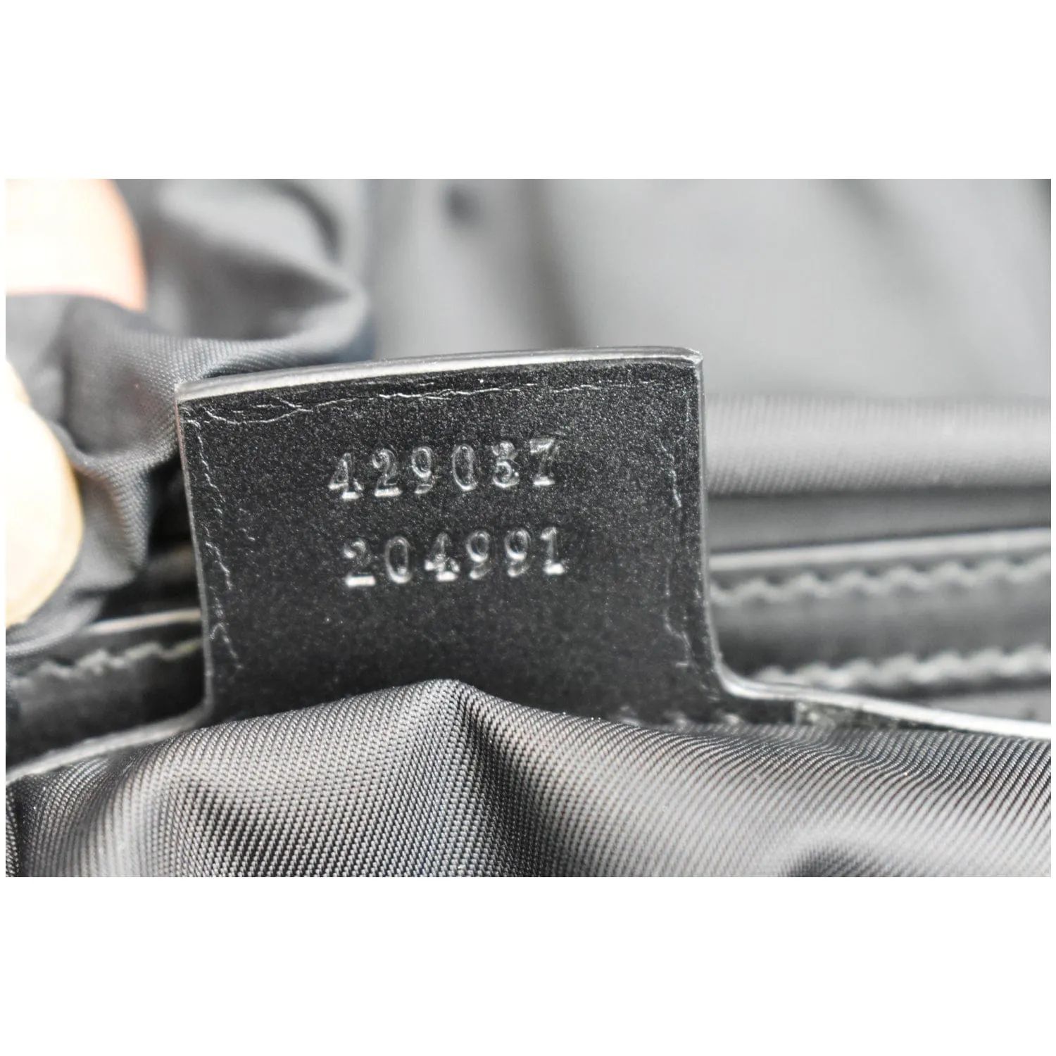 GUCCI Techno Fabric Canvas Backpack Bag Black 429037