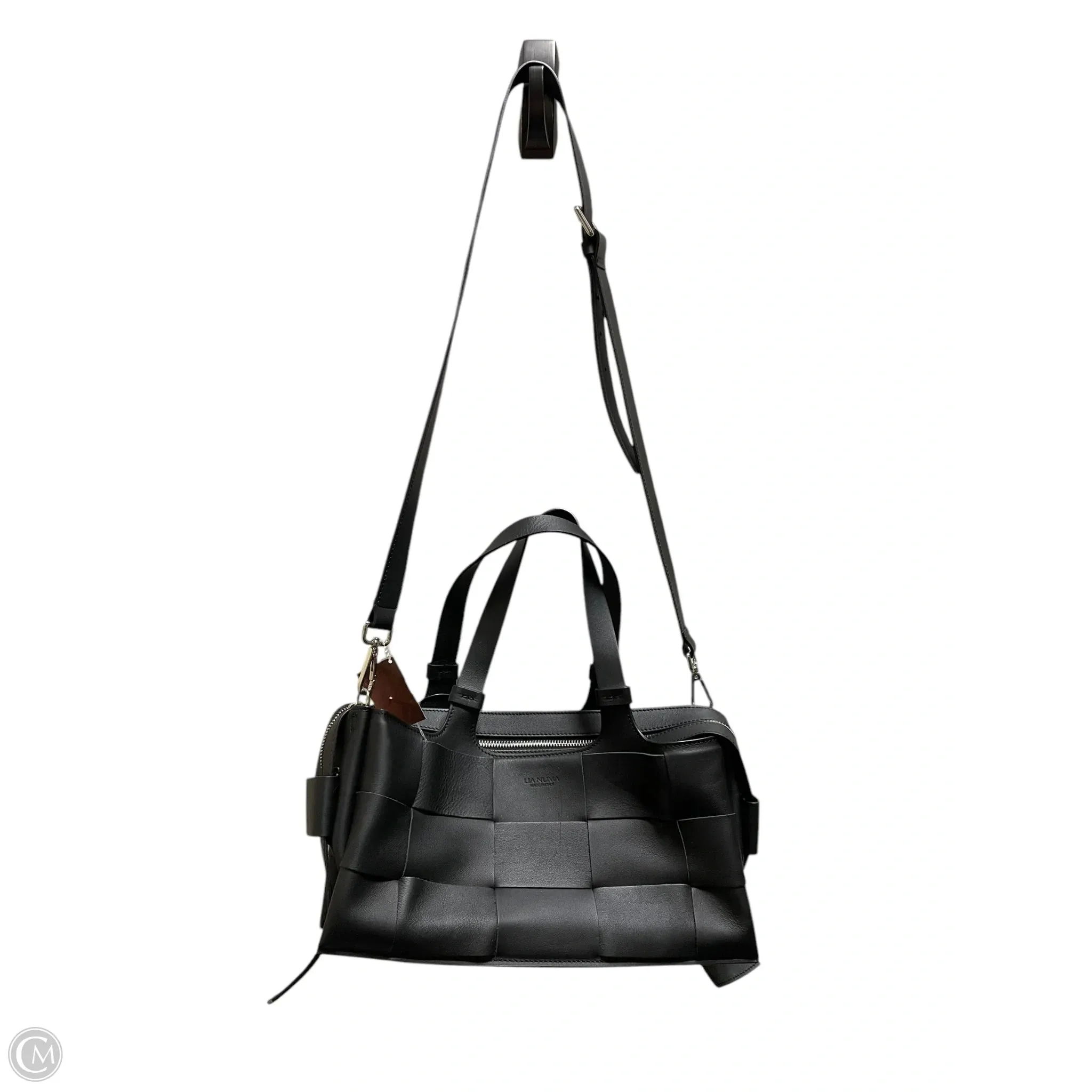 Handbag Leather By Clothes Mentor, Size: Medium