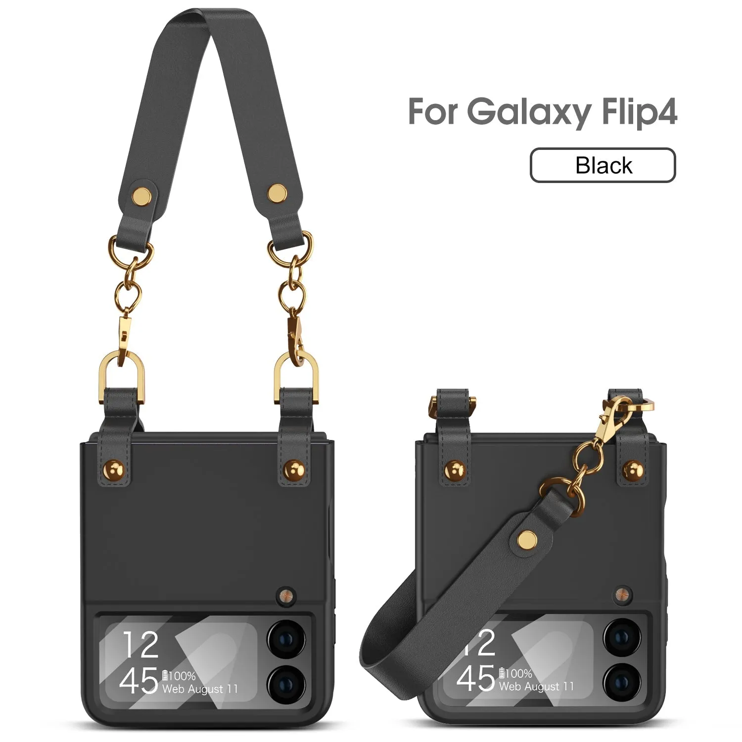 Handbag Style Samsung Galaxy Z Flip4 5G Case With Wristband