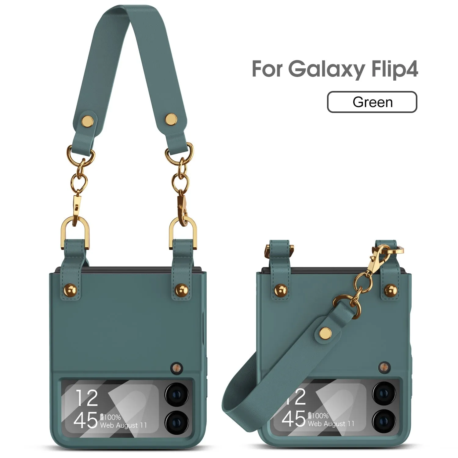 Handbag Style Samsung Galaxy Z Flip4 5G Case With Wristband