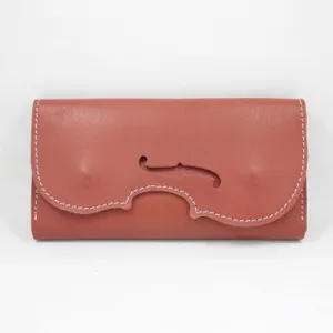 Handmade Leather Women Long Wallet Cute Phone VIOLIN Bifold PERSONALIZED MONOGRAMMED GIFT CUSTOM Phone Wallet long Wallet