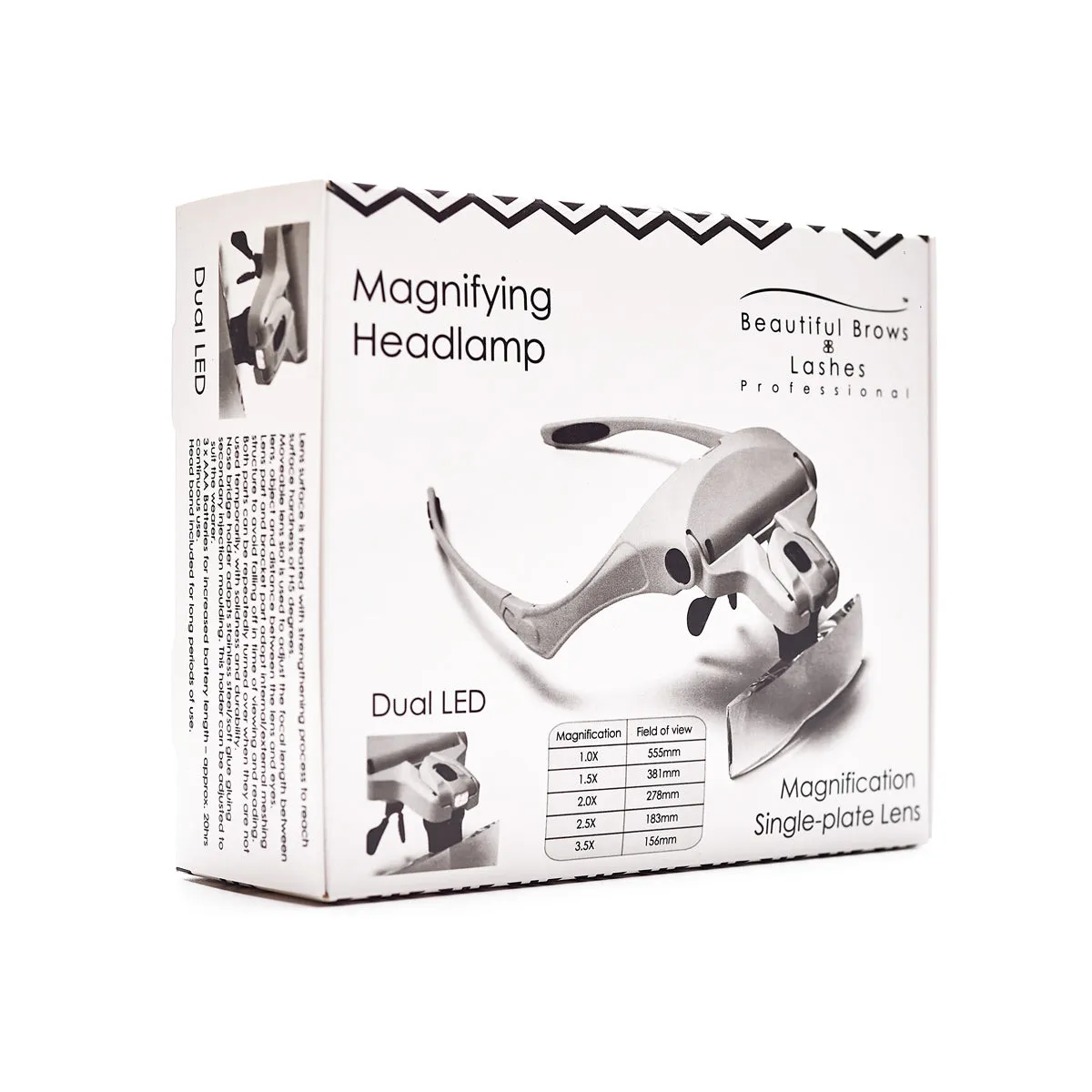 Head Torch with Magnifier