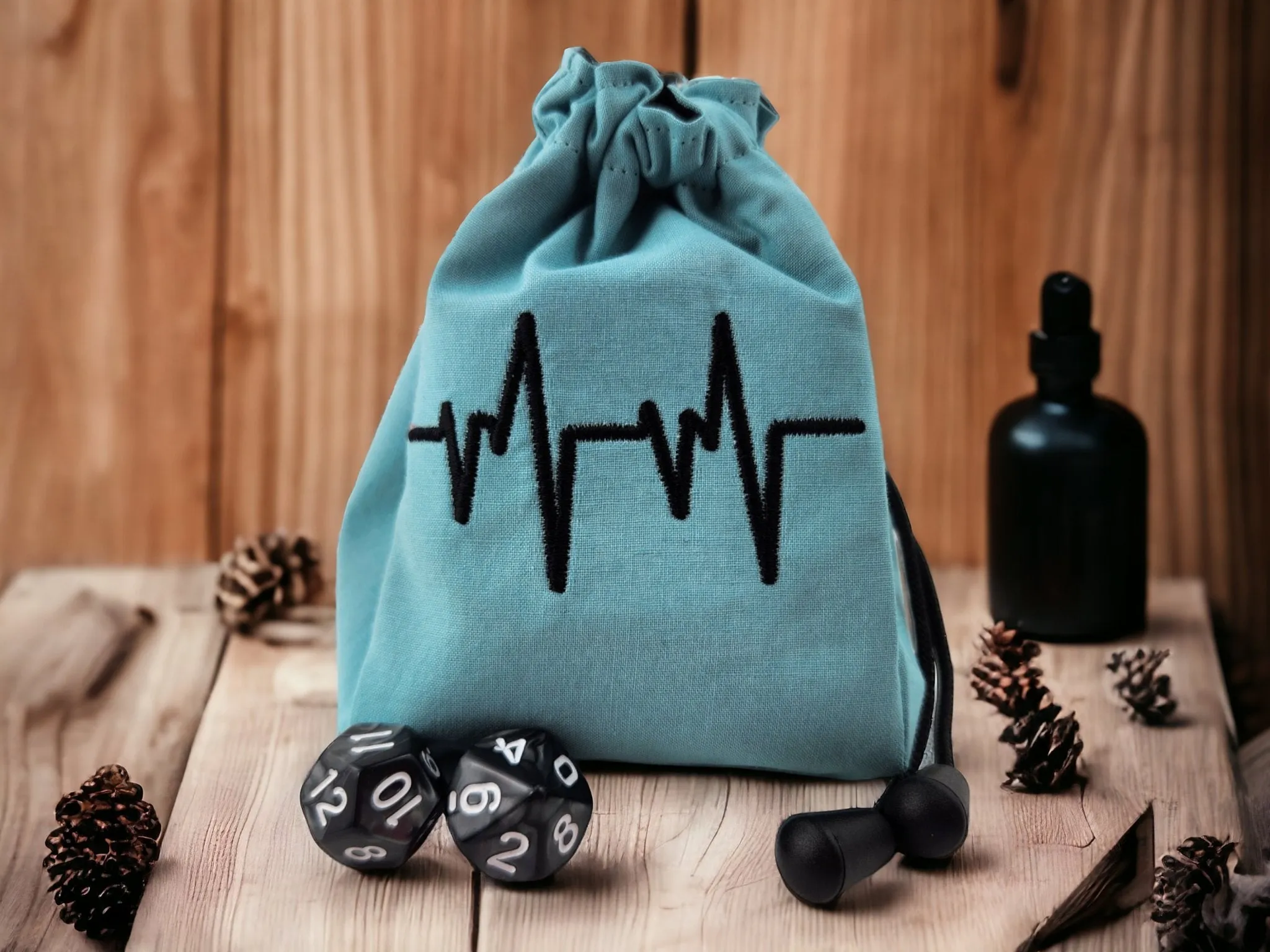 Heartbeat, EKG dice bag