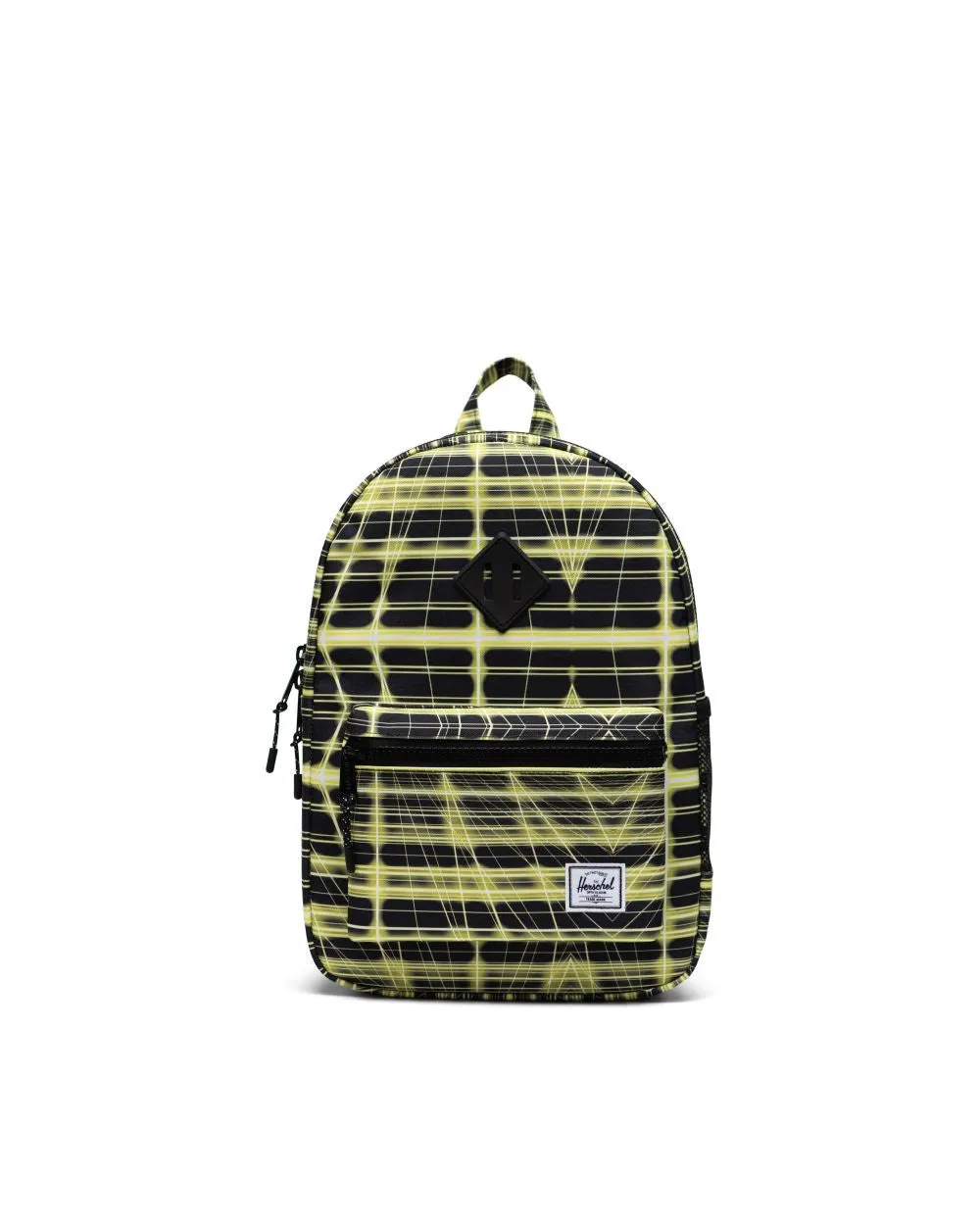 Heritage Youth Backpack - Neon Grid Highlight